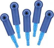 Cabilock 5Pcs Brake Fluid Exchange Tool Durable Oil Bleeder Connectors for Efficient Brake Fluid Replacement Vehicle Types Compact and Easy to Install