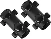 BESPORTBLE 2pcs Awning Rod Holder Windproof Fixed Tube for Tents Canopies Camping Gear Durable Support for Outdoor Activities Fishing Barbecue