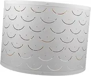 lamp Indoor Decor Table Lamp Shades Desktop Decor Lamp Shades for Table Lamps Tabletop Decor Hanging Lights Indoor Upholstery Trim Astetic Room Decor Light Covers Linen Iron White Wave lamp KeYJ