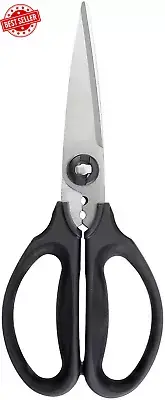 Good Grips Kitchen & Herb Scissors - Stainless Steel, Multipurpose, Sharp Blades