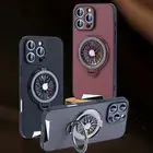 For iPhone 15 16 Pro Max 11 Ultra Slim Lightweight Rotatable Stand Phone Case