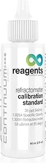 Continuum Reagents Refractometer Calibration Standard, Provides an Accurate Reference for The Calibration of seawater refractometers, hydrometers and Other Density Measuring Equipment, 60ml