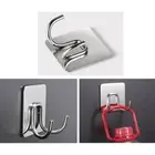 Hanger Double Hooks Coats Rack Hats Cloths Storage Door Shelf Wall Hooks Durable
