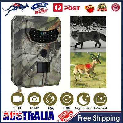 Wildlife Hunting Trail Camera IR Trap Scouting Cam Night Vision HD 1080P 12MP