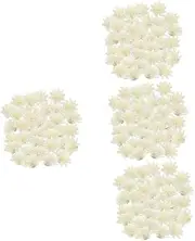 Amosfun 4sets Australian Home Decor Essential Oil Diffuser Flowers Pe Chrysanthemum 100 Count 100pcs*4