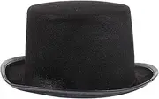 [VALICLUD] 1pc Vintage Jazz Hat for Women Retro Flat Edge Cap Punk Style Party Accessory for Performance Comfortable and Breathable Design for Festivals and Outdoor Events Black
