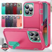 For iPhone 15 Pro MAX 14 13 12 11 Pro MAX Shockproof Phone Case Heavy Duty Cover