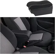 Compatible For Mitsubishi Mirage Space Star Armrest Box Car Armrest Box USB Charging Ashtray Car Accessories(A3-black white 7 usb)