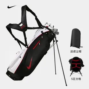 nike耐克高爾夫球桿全套桿包男女氣墊雙肩背包防水便攜支架golf包