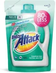 BIOZET ATTACK 3D Clean Action Laundry Liquid Detergent Refill
