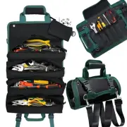 Tool Bag Roll up, Heavy Duty Tool Bag Organizer, Tool bags for Men Women, Por...