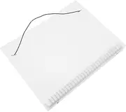 jojofuny Binder Translucent Cover Notepad Shell Journal Book Protector Planner Binder for Office and Classroom