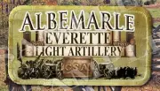 Albemarle Everette Artillery American Civil War themed LARGE Iron on patch