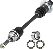 Rear Left/Right CV Axle Shaft with Bearings for Suzuki King Quad 450 500 700 750 4x4 2007 2008 2009 2010 2011 2012 2013 2014 2015 2016 2017 2018 2020 2021 2022 64901-31G10, 64901-31G11 ATV Axles