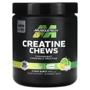 MuscleTech, Creatine Chews, Citrus Burst, 90 Chewable Tablets (1 g per Tablet)