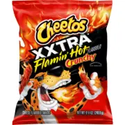 Cheetos Crunchy Xxtra Flamin' Hot Cheese Flavored Snacks, 8.5 oz 240.9 g