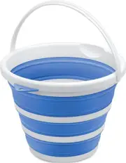 Goderewlid Collapsible Bucket 2.6 Gal/10L, BPA-Free - Blue