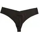 NWT AERIE Thong Sz L-XL Dark Brown