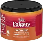 Folgers Colombian Medium Roast Ground Coffee, 22.6 Ounces (Pack of 6)