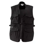 DOMKE PhoTOGS Vest with 100 Percent Cotton Black XXL Size