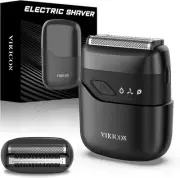 VIKICON® Electric Foil Shavers for Men, Compact Travel Face Shaver, Mini Razo...