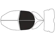 Rvinyl Window Tint Kit Fits Saab 9-2X 2006-2007