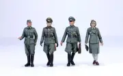 PreSale ProPainted German Officers and Staffs (04 Figures) 1/35 scale, WW2