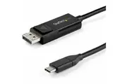 StarTech.com 6ft (2m) USB C to DisplayPort 1.4 Cable 8K 60Hz/4K - Reversible DP to USB-C or USB-C to DP Video Adapter Cable HBR3/HDR/DSC - Reversible
