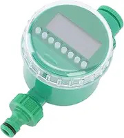 FLEXMAN Irrigation Timer, 6Bap 150Psl LCD Display Outdoor Automatic Irrigation Systems Mechanical Sprinkler Timer with 5 Connector for Rooftop Gardens, Balconies, Villa Gardens