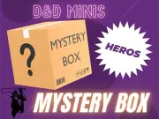 Mystery D&D Miniatures, Humans Dwarf Elves Dragons - Unpainted DnD Pathfinder