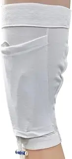 Catheter Leg Bag Holder Catheter Leg Strap Urinary Drainage Tube Holder Catheter Stabilization Device Anti Slip Anti Irritation Catheter Holder (M)