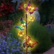Solar Pathway Lights Butterfly Solar Garden Lights Outdoor Garden Decor