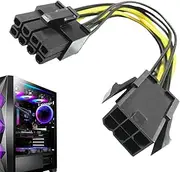 Gupcaqosjw 6 Pin to 8 Pin GPU Adapter - Graphics Card Cable | PCIe Adapter Cable, Stable PCIe Converter Cable, PCI Express Cable for Enhanced GPU Performance