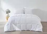 TRULY SOFT Classic Full/Queen Duvet Insert Comforter, Solid Color Themed, Oeko-TEX Certified Confidence