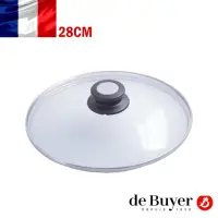 在飛比找momo購物網優惠-【de Buyer 畢耶】炒鍋專用玻璃鍋蓋28cm(電木蓋頭