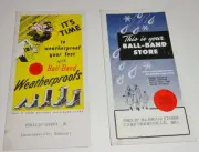 2 Vintage Advertising Ink Blotter's Philip Hamra's Store Caruthersville Mo.