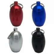 Eggs Shape Pills Box Keychain Portable Sealed Storage Bottle