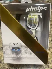 Phelps Ninja Competition Goggle Mirror White/Black W/Pouch NEW IN BOX