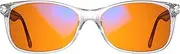 Swanwick Crystal Night Swannies - Premium Blue Light Blocking Glasses (Diamond Clear) Small, Diamond Clear, s