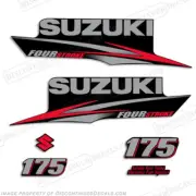 Fits Suzuki 175hp FourStroke 2010-2013 Outboard Engine Decal Kit DF175
