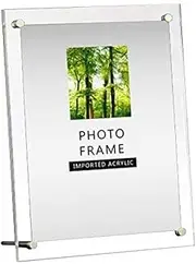 Modern Acrylic Photo Frame - Desktop/Free Standing (6x8 inches)