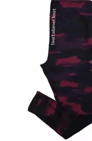 Lularoe LEGGINGS Dark Red Black Camo Print TC2 (fit sizes 18+) NWT NEW