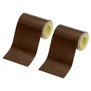 2pcs Reflective Tape, 2"x 10FT Waterproof Safety Warning Tape, Brown