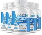 5 Packs Clear Neuro 10 Pills ClearNeuro Ten Cognitive Brain Support Supplement