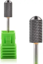 Rolabling Round Head Alloy Nail Drill Bit Manicure Drilling for Nail Gel Polish Removal Nail Accessories Tool (Coarse)