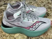 Saucony Endorphin Pro 3 - Mint/ Fog/ Vizi Pink (S10755-25) - 8.0 Women/ 6.5 Men