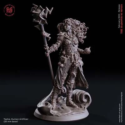 Tasha, Human Artificer - The Hadonium Mines - Flesh of Gods - Wargaming D&D DnD