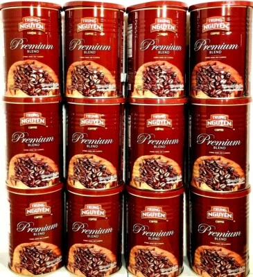 Trung Nguyen Premium Blend Ground Coffee 15 oz ( Pack of 12 )~11/01/2026