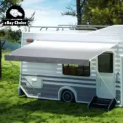 13Ft Caravan Awning RV Replacement Fabric Roll Out Shading 3.65X2.42M