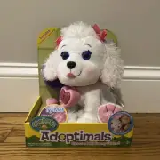 Cabbage Patch Kids Adoptimals Rescue Me Poodle White Plush Dog Puppy - New